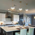 Venezia Industrial Modern Barn Pendant Light Glass Shade 1-Light